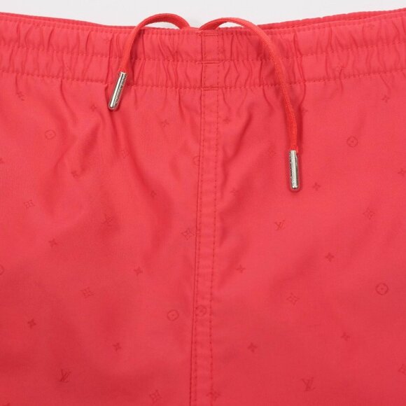 Louis Vuitton XS swim trunks shorts red LV monogram drawstring pockets - Picture 5 of 13